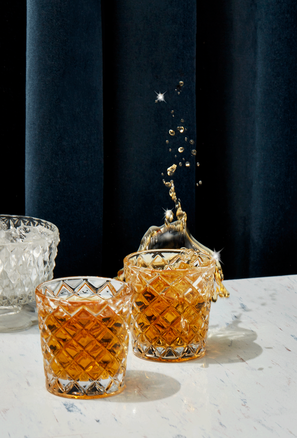 Bourbon Splashing