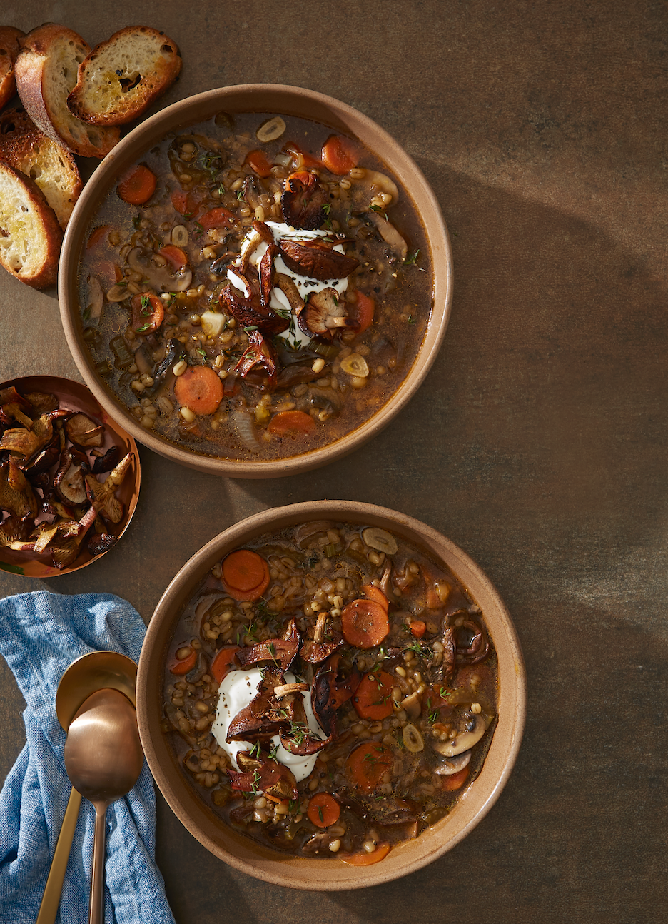Bowls of Mushroom soup Edible Charleston Magazine