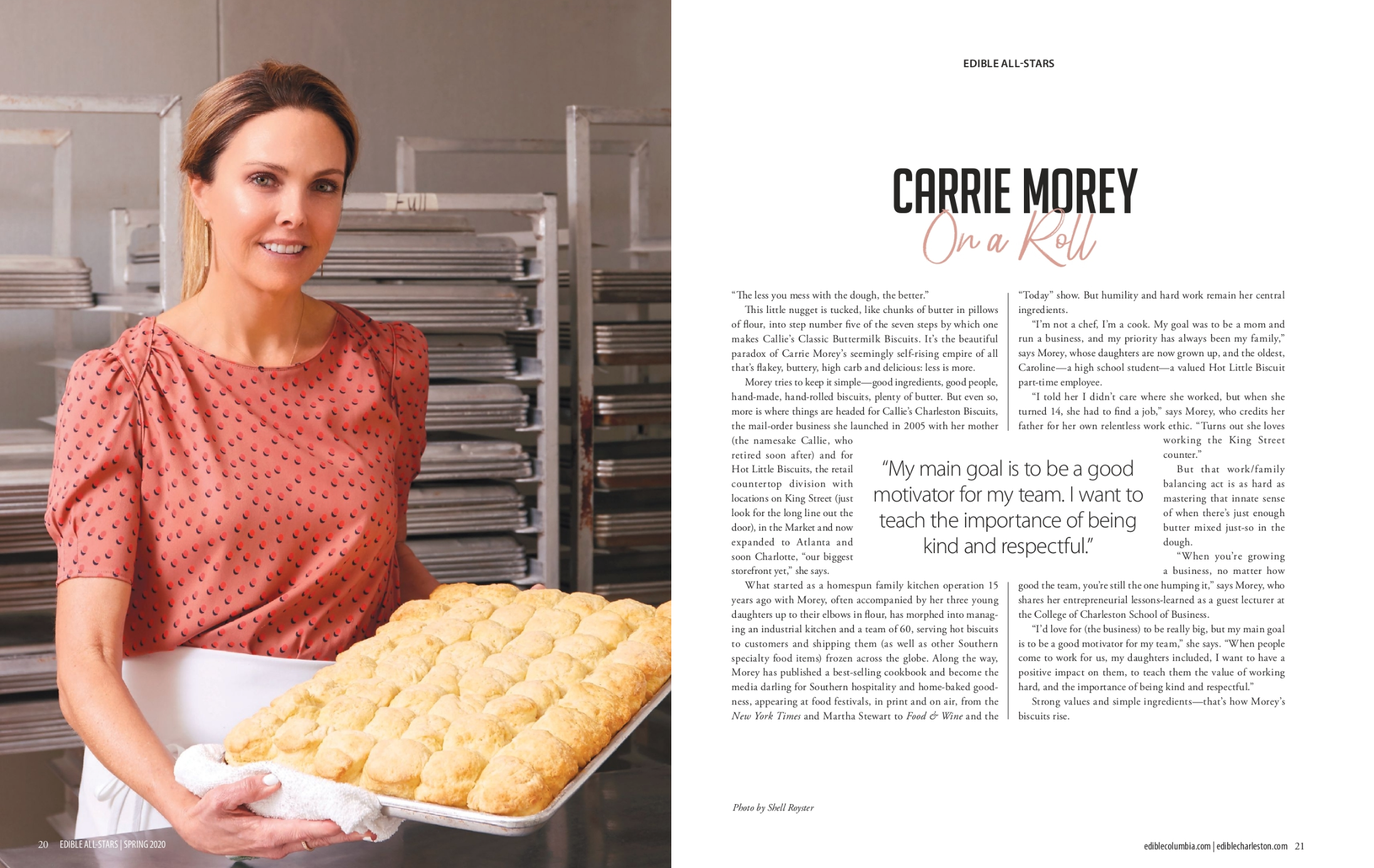 Carrie Morey Edible Charleston Feature