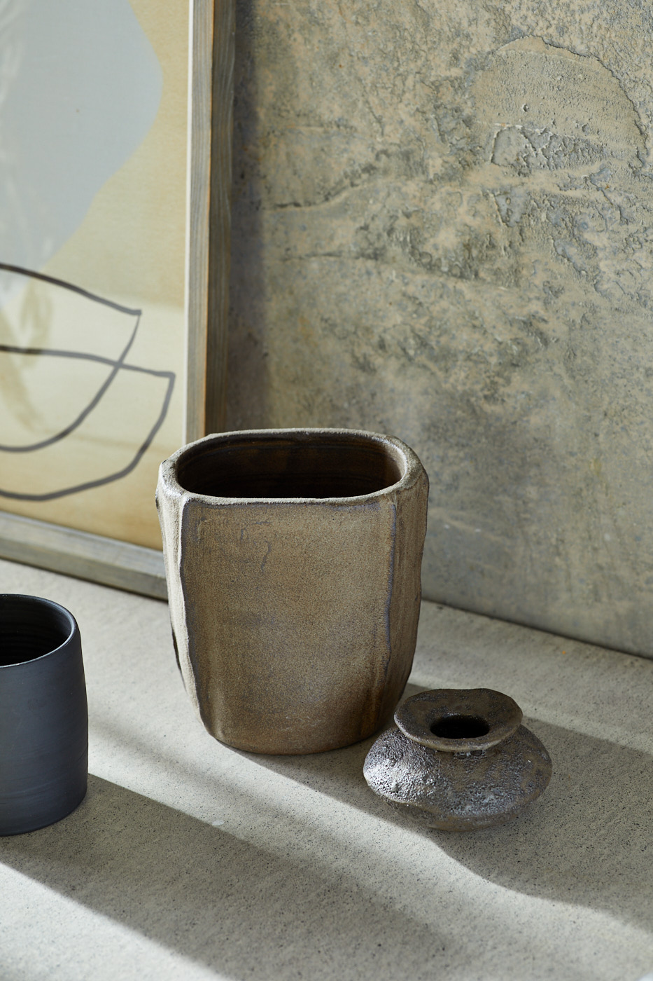 Ceramic Vases on Table