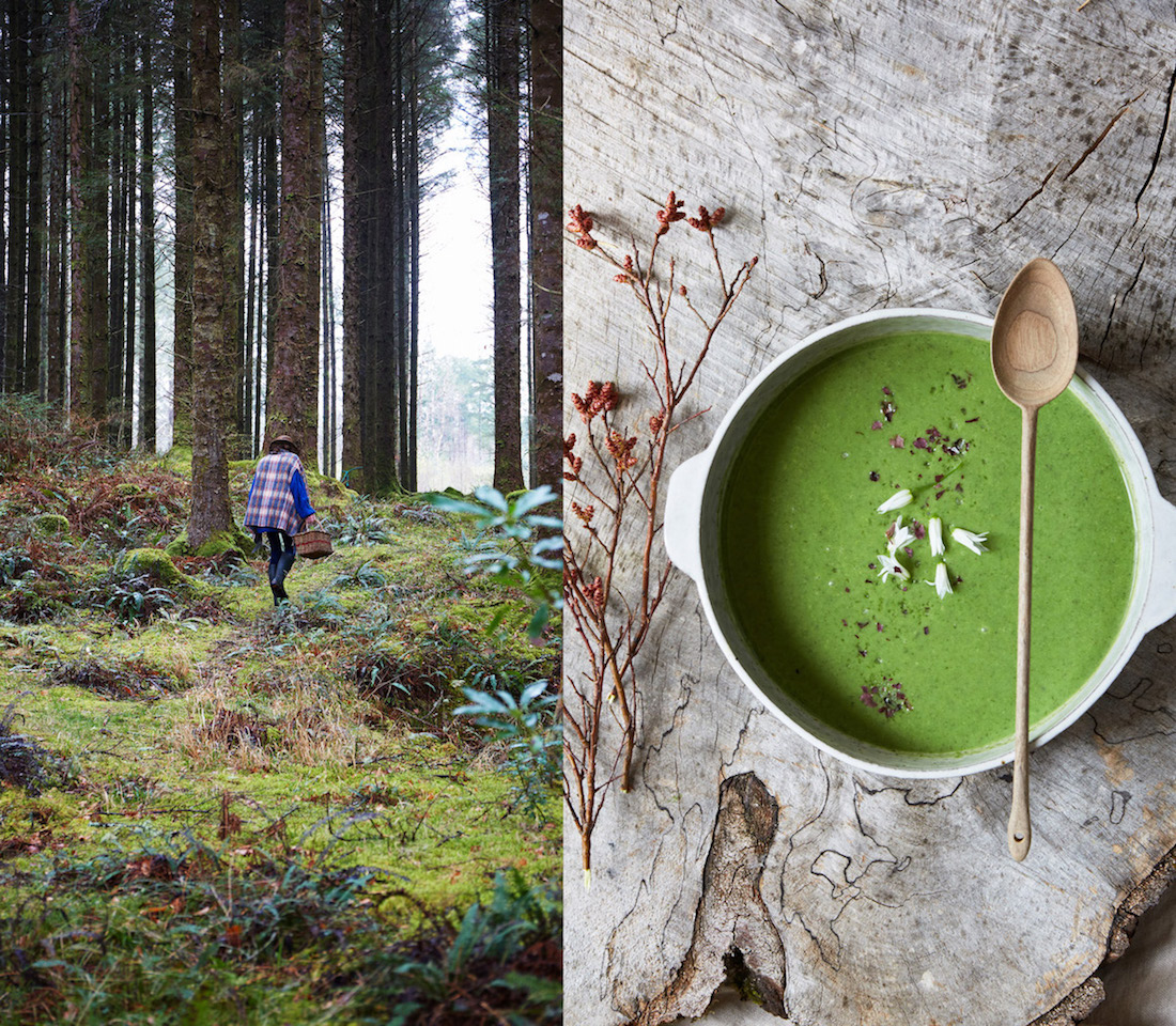 Cliodhna in the Forest and Wild Nettle Soup