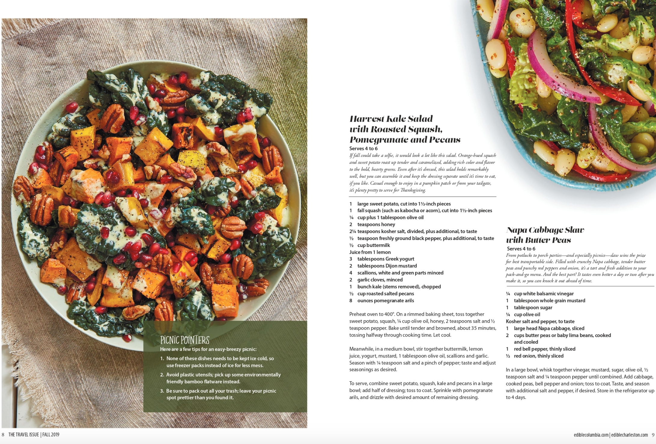 Kale Salad Edible Charleston Magazine