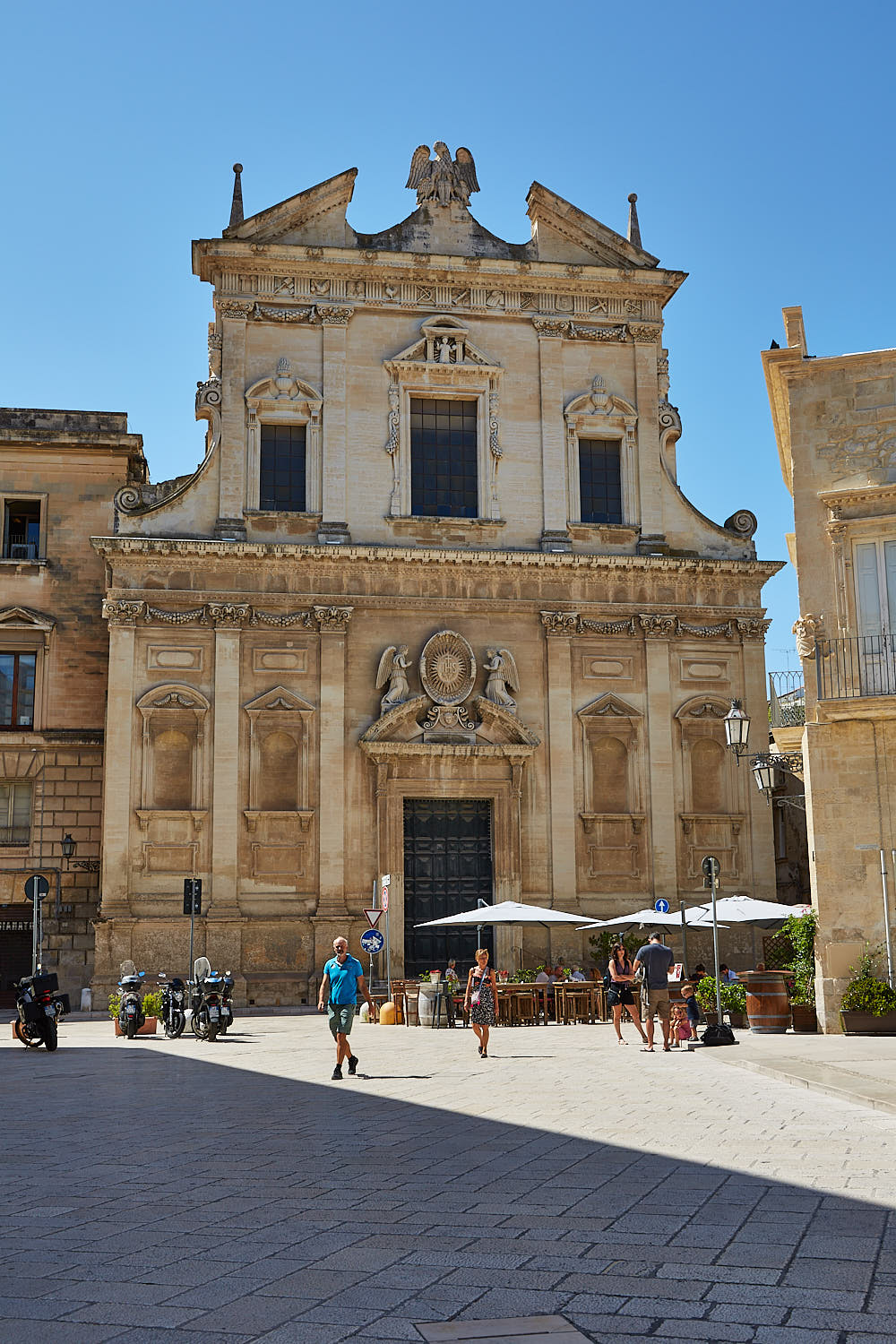 Lecce Church Courtyard