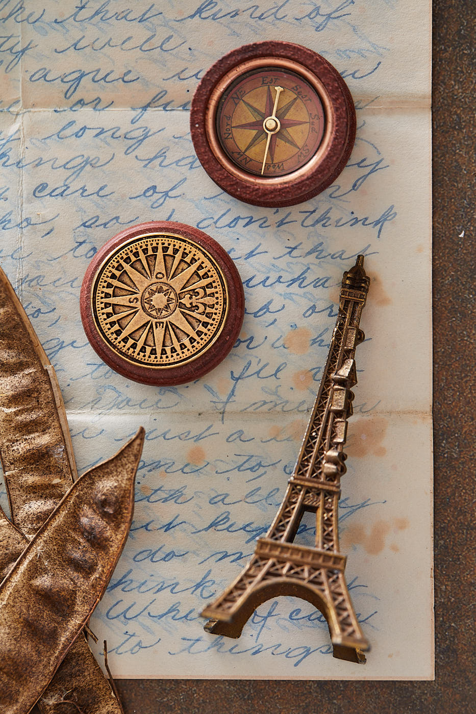 Vintage love letters detailed