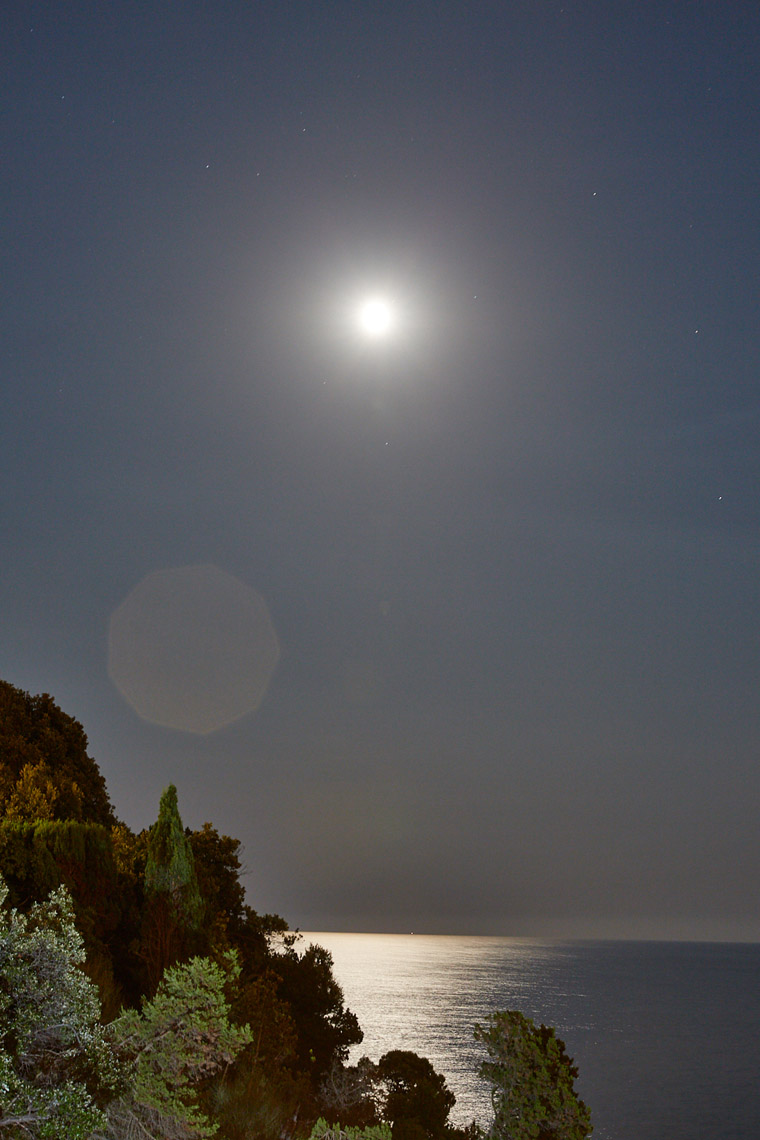 Moon Over the Gaeta Sea