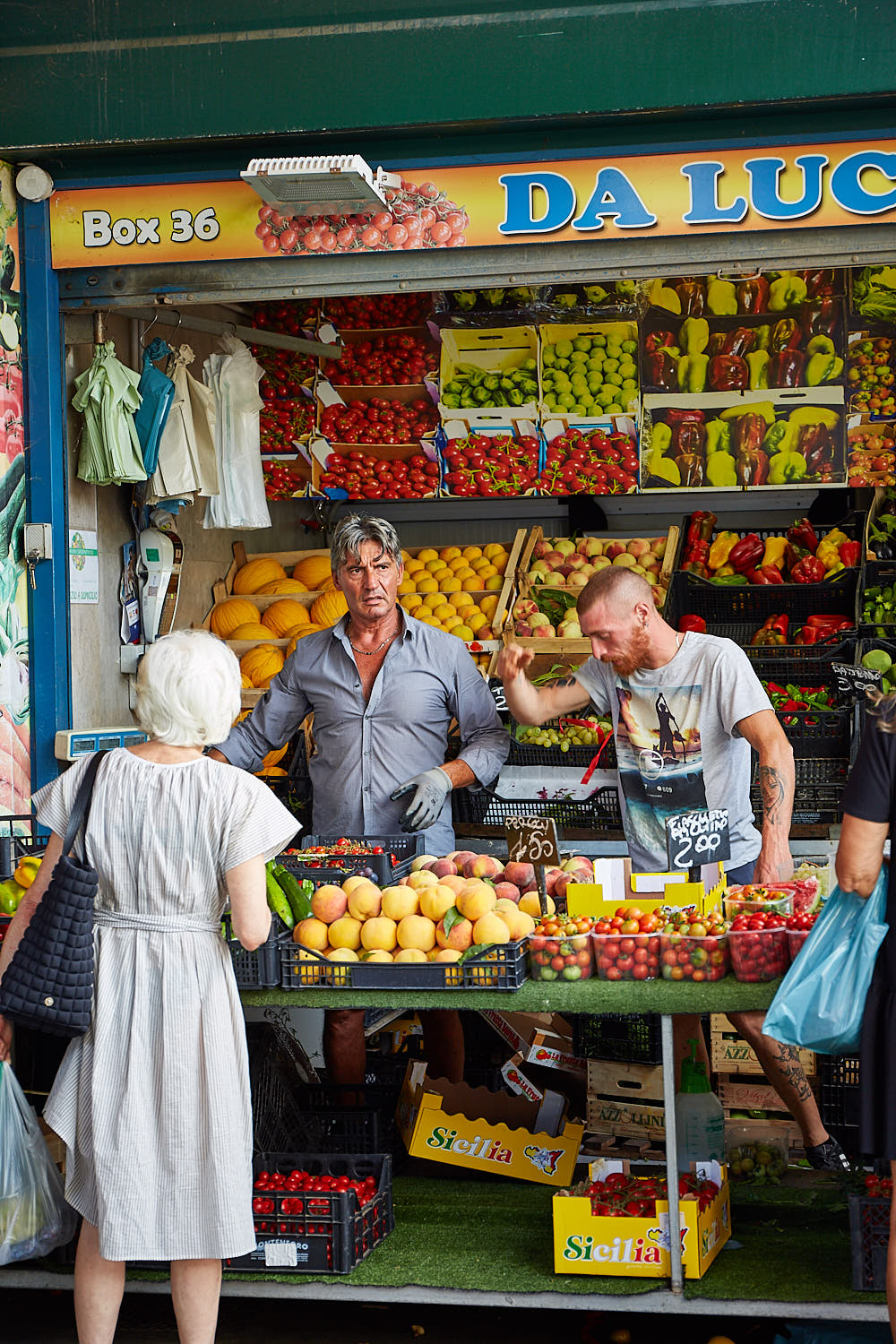 Fruit stall in Bari Italy