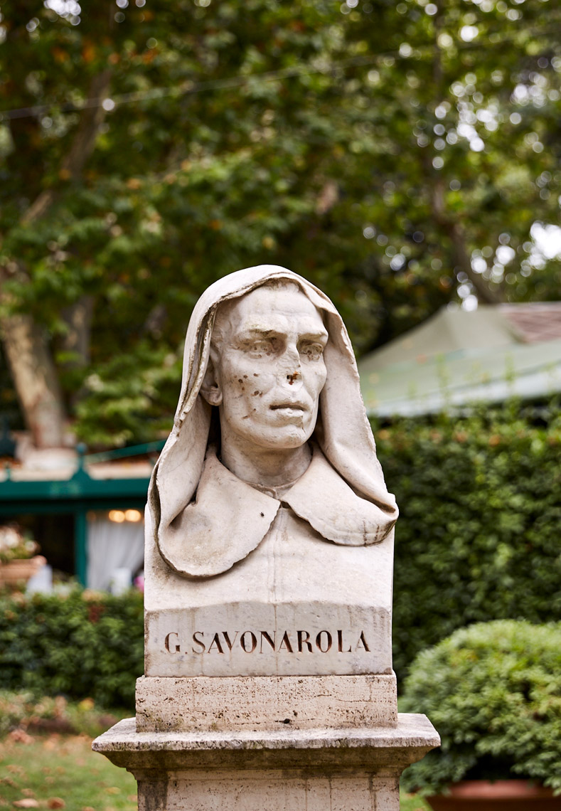 Savonarola Bust Villa Borghese