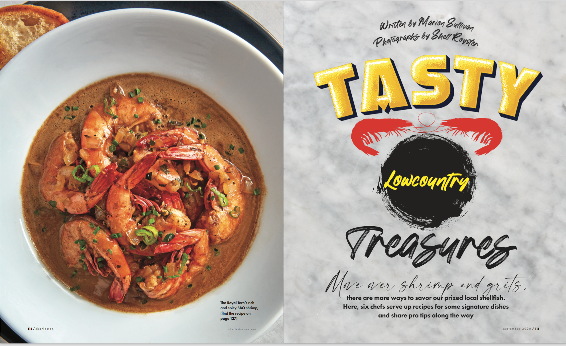 Shrimp Food Feature Charleston Magazine